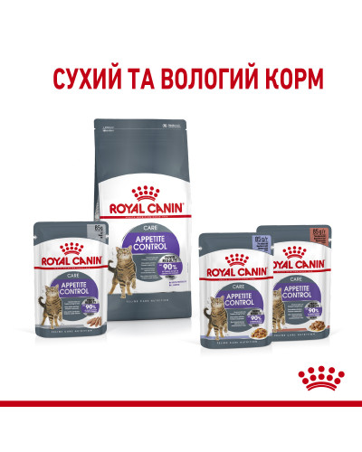 Корм для дорослих стерилізованих котів ROYAL CANIN APPETITE CONTROL CARE 2 кг
