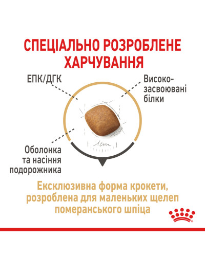 Корм для дорослих собак ROYAL CANIN POMERANIAN ADULT 1.5 кг