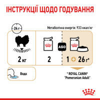 Вологий корм для собак породи Померанський шпіц ROYAL CANIN POMERANIAN ADULT паштет 85 г