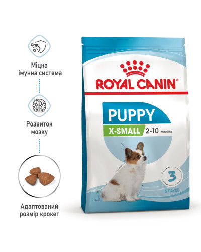Корм для щенков ROYAL CANIN XSMALL PUPPY 1.5 кг