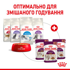 Вологий корм для дорослих котів ROYAL CANIN SENSORY FEEL GRAVY шматочки у соусі 85 г, стимулює відчуття корму
