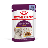 Вологий корм для дорослих котів ROYAL CANIN SENSORY TASTE JELLY 85 г, шматочки у желе, cтимулює смак