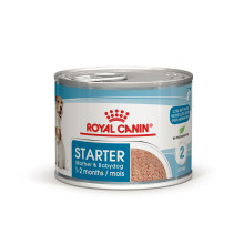 Влажный корм для новорожденных щенков и собак в период лактации ROYAL CANIN STARTER MOUSE 195 г