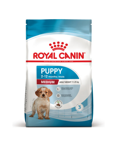 Корм для цуценят середніх порід ROYAL CANIN MEDIUM PUPPY 4 кг