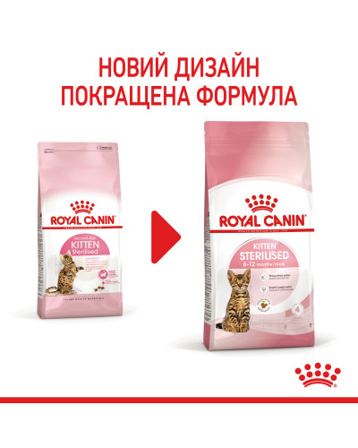 Корм для стерилізованих кошенят ROYAL CANIN KITTEN STERILISED 2 кг