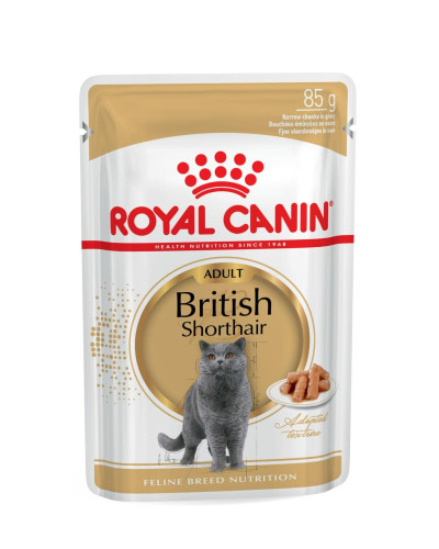 Вологий корм для дорослих котів ROYAL CANIN BRITISH SHORTHAIR ADULT 85 г