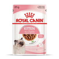 Вологий корм для кошенят (шматочки у соусі) ROYAL CANIN KITTEN IN GRAVY 85 г, у паучах