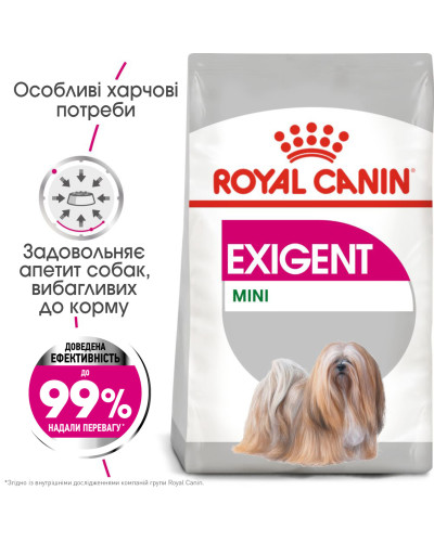 Корм для привередливых собак малых размеров ROYAL CANIN MINI EXIGENT 3 кг 