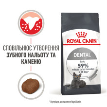 Корм для котів ROYAL CANIN DENTAL CARE 400 г, для зменшення утворення зубного нальоту та каменю