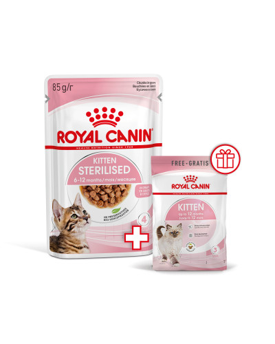 Вологий корм для стерилізованих кошенят ROYAL CANIN KITTEN STERILISED IN GRAVY 85 г