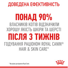 Влажный корм для взрослых кошек ROYAL CANIN HAIR and SKIN CARE IN GRAVY 85 г
