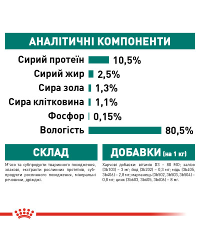 Вологий корм для дорослих котів ROYAL CANIN INSTINCTIVE 7+ (віком від 7 років) 85 г