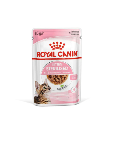 Вологий корм для стерилізованих кошенят ROYAL CANIN KITTEN STERILISED IN GRAVY 85 г