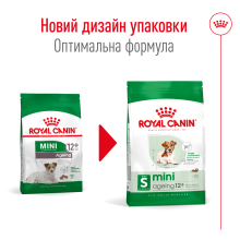 Корм для взрослых собак мелких пород ROYAL CANIN MINI AGEING 12+ (возраст от 12 лет) 800 г