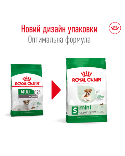 Корм для дорослих собак дрібних порід  ROYAL CANIN MINI AGEING 12+ (віком від 12 років) 800 г