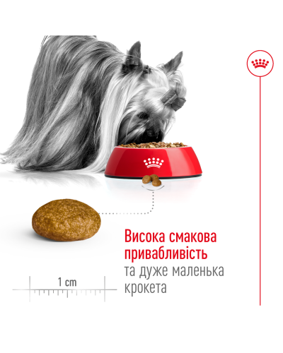 Сухий корм для дорослих собак дрібних порід ROYAL CANIN XSMALL ADULT 1.5 кг