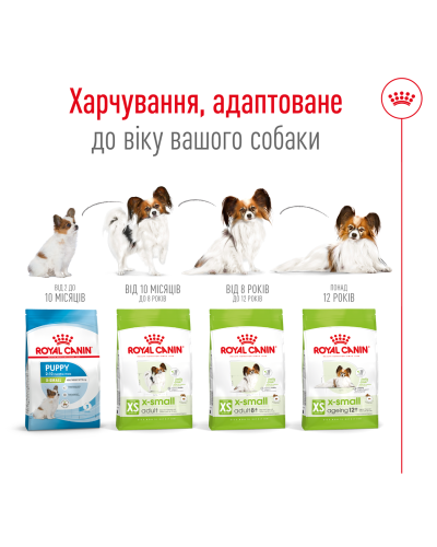 Корм для дорослих собак ROYAL CANIN XSMALL ADULT 8+ (віком від 8 років) 3 кг