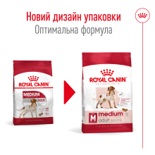 Корм для взрослых собак ROYAL CANIN MEDIUM ADULT 4 кг
