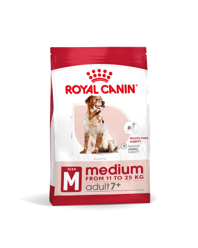 Корм для дорослих собак середніх порід віком ROYAL CANIN MEDIUM ADULT 7+ (від 7 років) 4 кг