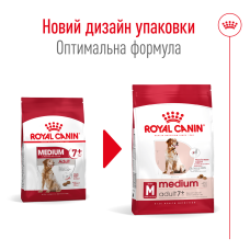 Корм для взрослых собак средних пород ROYAL CANIN MEDIUM ADULT 7+ (от 7 лет) 15 кг