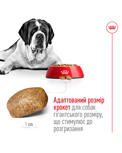 Корм для дорослих собак гігантських порід ROYAL CANIN GIANT ADULT 15 кг