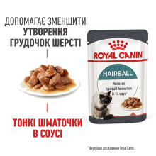 Влажный корм для взрослых кошек ROYAL CANIN HAIRBALL CARE 85 г