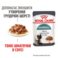 Вологий корм для дорослих котів ROYAL CANIN HAIRBALL CARE 85 г
