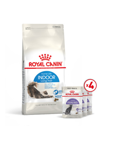 Корм для домашніх довгошерстих котів ROYAL CANIN INDOOR LONGHAIR 400 г