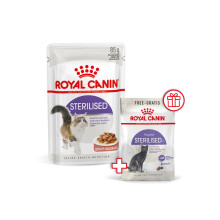 Вологий корм для дорослих стерилізованих котів ROYAL CANIN STERILISED IN GRAVY 85 г