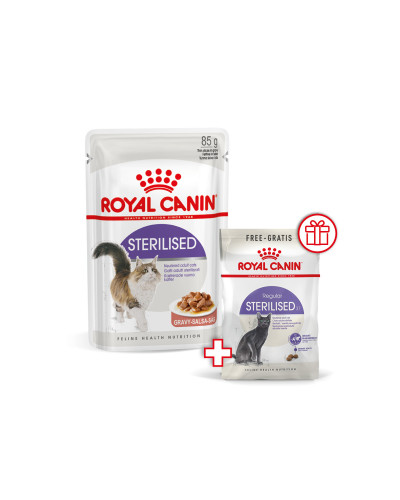 Вологий корм для дорослих стерилізованих котів ROYAL CANIN STERILISED IN GRAVY 85 г