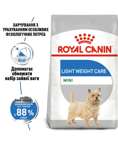 Корм для собак малих розмірів зі схильністю до зайвої ваги ROYAL CANIN MINI LIGHT WEIGHT CARE 3 кг
