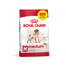 Корм для дорослих собак середніх порід ROYAL CANIN MEDIUM ADULT 3.2 кг + 800 г у подарунок
