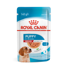 Вологий корм для цуценят середніх розмірів ROYAL CANIN MEDIUM PUPPY IN GRAVY 140 г
