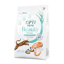 Сухий корм для кішок Optimeal Beauty Fitness Healthy Weight & Joints 4 кг – морепродукти