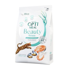 Сухий корм для кішок Optimeal Beauty Fitness Healthy Weight & Joints 4 кг – морепродукти