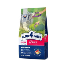 Сухий корм для собак Club 4 Paws Adult Active Medium Breeds 5 кг - курка