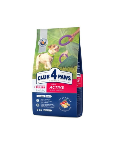 Сухий корм для собак Club 4 Paws Adult Active Small Breeds 5 кг - курка