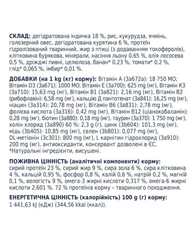 Сухий корм для собак Club 4 Paws Premium Adult Medium & Large Breeds Light 5 кг - індичка