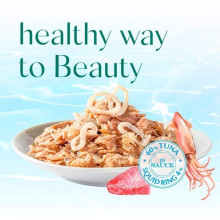 Влажный корм для кошек Optimeal Beauty Podium 70 г (тунец и кальмары)