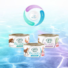 Вологий корм для кішок Optimeal Beauty Harmony 70 г (тунець)