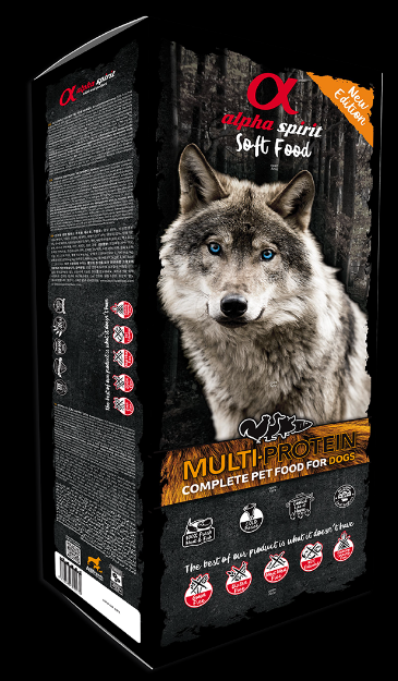 Купить Корм для собак Alpha Spirit Multiprotein Box полувлажный беззерновой (200г х45) 9 кг (as3001209) Корм для собак Alpha Spirit Multiprotein Box полувлажный беззерновой (200г х45) 9 кг (as3001209)