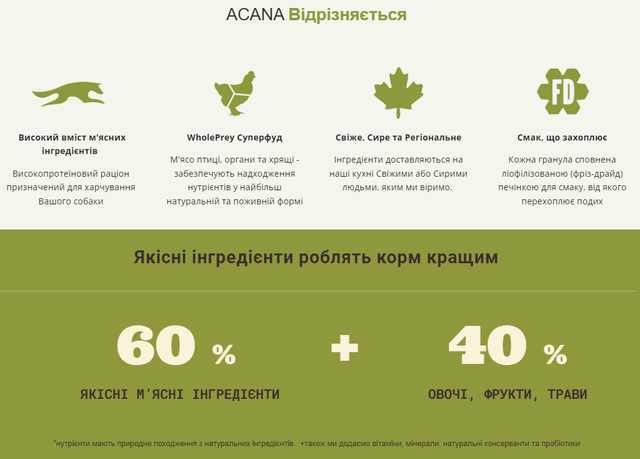 Купить Сухой корм для взрослых собак больших пород ACANA Adult Large Breed Recipe 17 кг (а52117) Сухой корм для взрослых собак больших пород ACANA Adult Large Breed Recipe 17 кг (а52117)