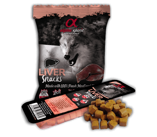 Купить Лакомства для собак Alpha Spirit Snacks полувлажные беззерновые кубики с печенью 50 г (as4006350) Лакомства для собак Alpha Spirit Snacks полувлажные беззерновые кубики с печенью 50 г (as4006350)