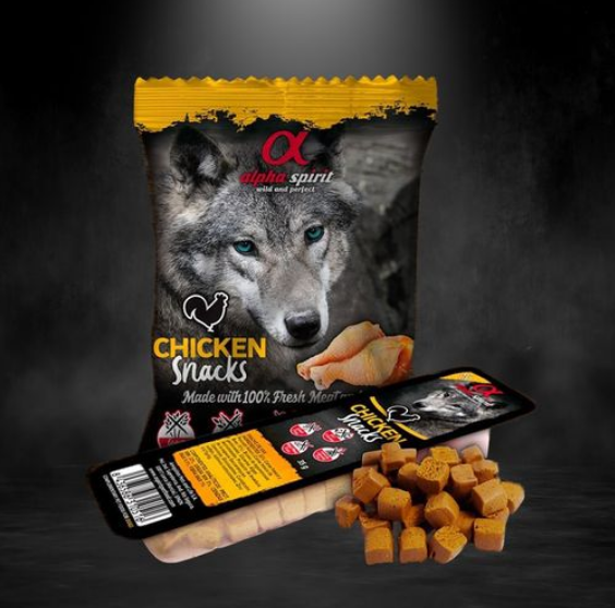 Купить Лакомства для собак Alpha Spirit Snacks полувлажные беззерновые кубики с курицей 35 г (as4004335) Лакомства для собак Alpha Spirit Snacks полувлажные беззерновые кубики с курицей 35 г (as4004335)