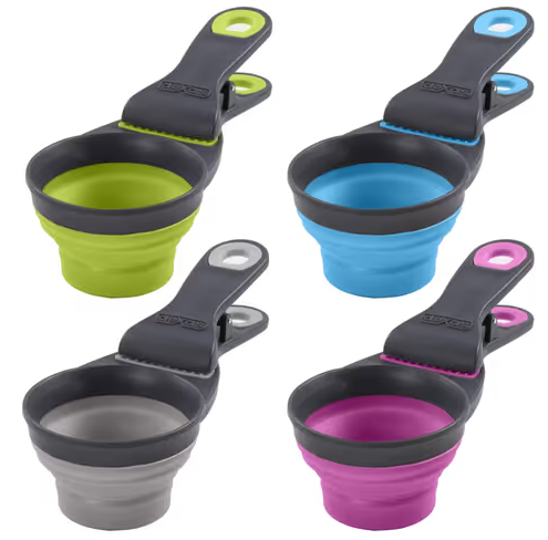 Купить Мерный стакан для корма Dexas Collapsible KlipScoop складной на клипсе 120 мл Пурпурный (PW6504322405) Мерный стакан для корма Dexas Collapsible KlipScoop складной на клипсе 120 мл Пурпурный (PW6504322405)